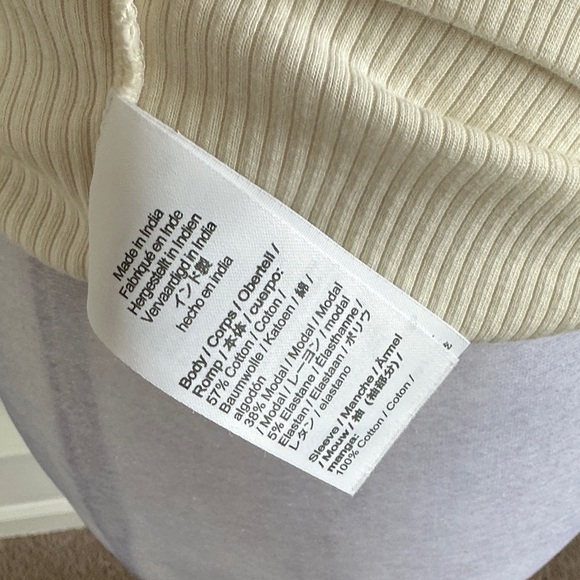 J. Crew Cream Lace Puff Sleeve Blouse - Picture 6 of 8